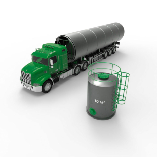 Резервуар (емкость) РВС 10 м3 вертикальный